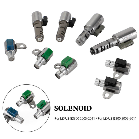 2005-2011 Lexus IS250 2.5L IS300 GS300 A960E 6-SPEED Transmission Solenoids 9PCS Generic