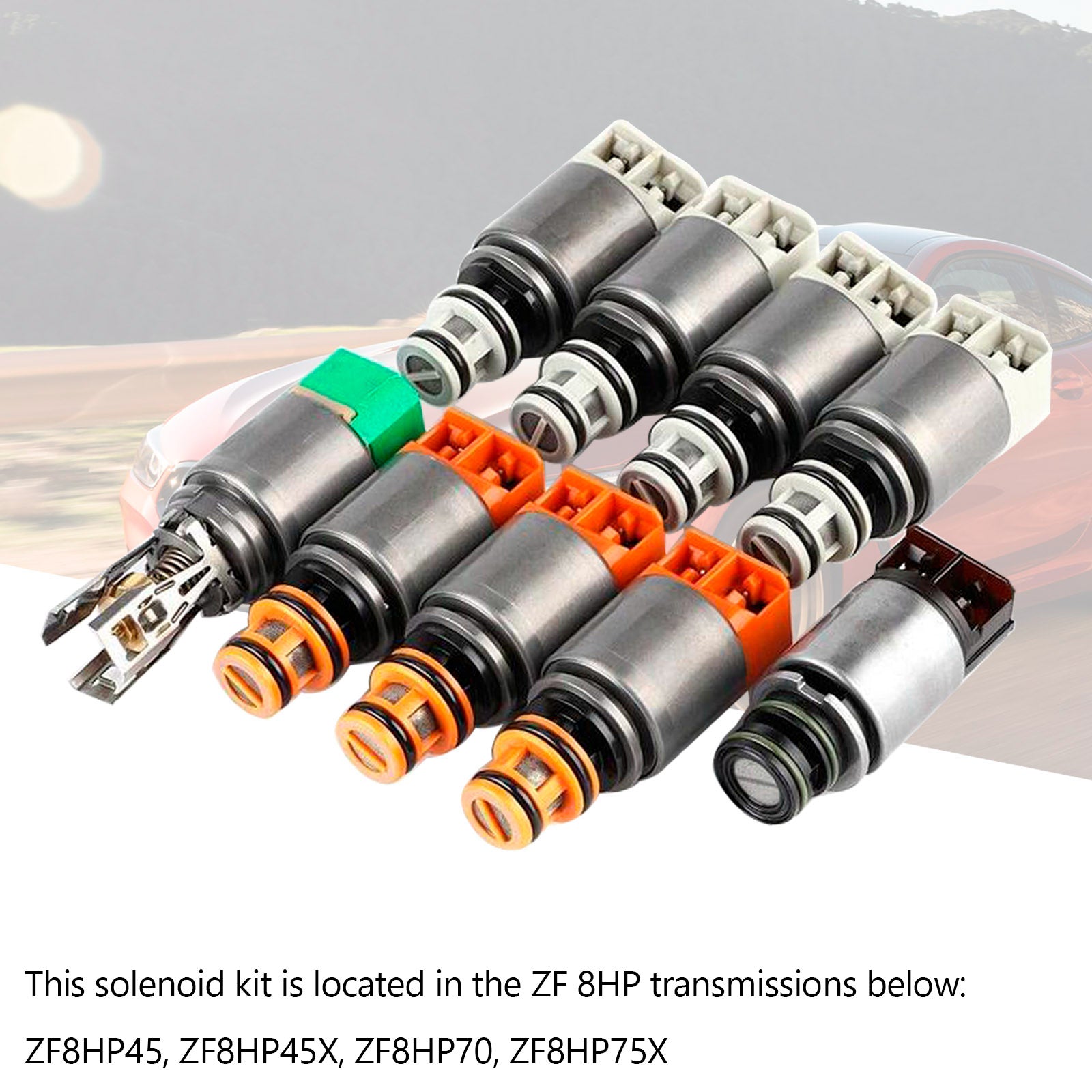 Supercarpart 2011-ON  BMW 3 SERIES  L4 2.0L L6 3.0L 8HP45 8HP70 Transmission Solenoid Kit 1087 298 388 Generic