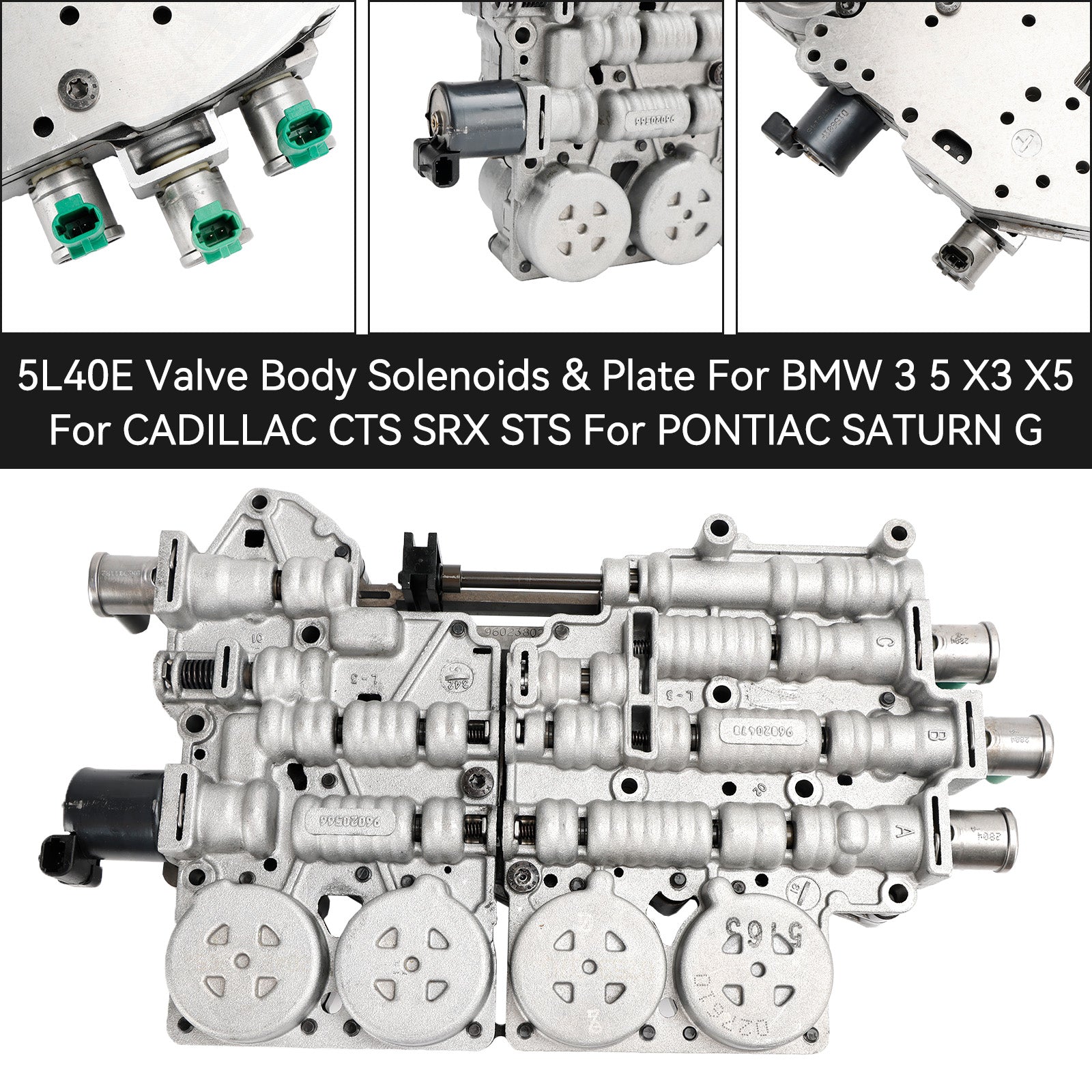 Supercarpart 2007-2009 SATURN SKY/SKY REDLINE 2.0L 2.4L 5L40E Valve Body Solenoids & Plate P1347406 Generic