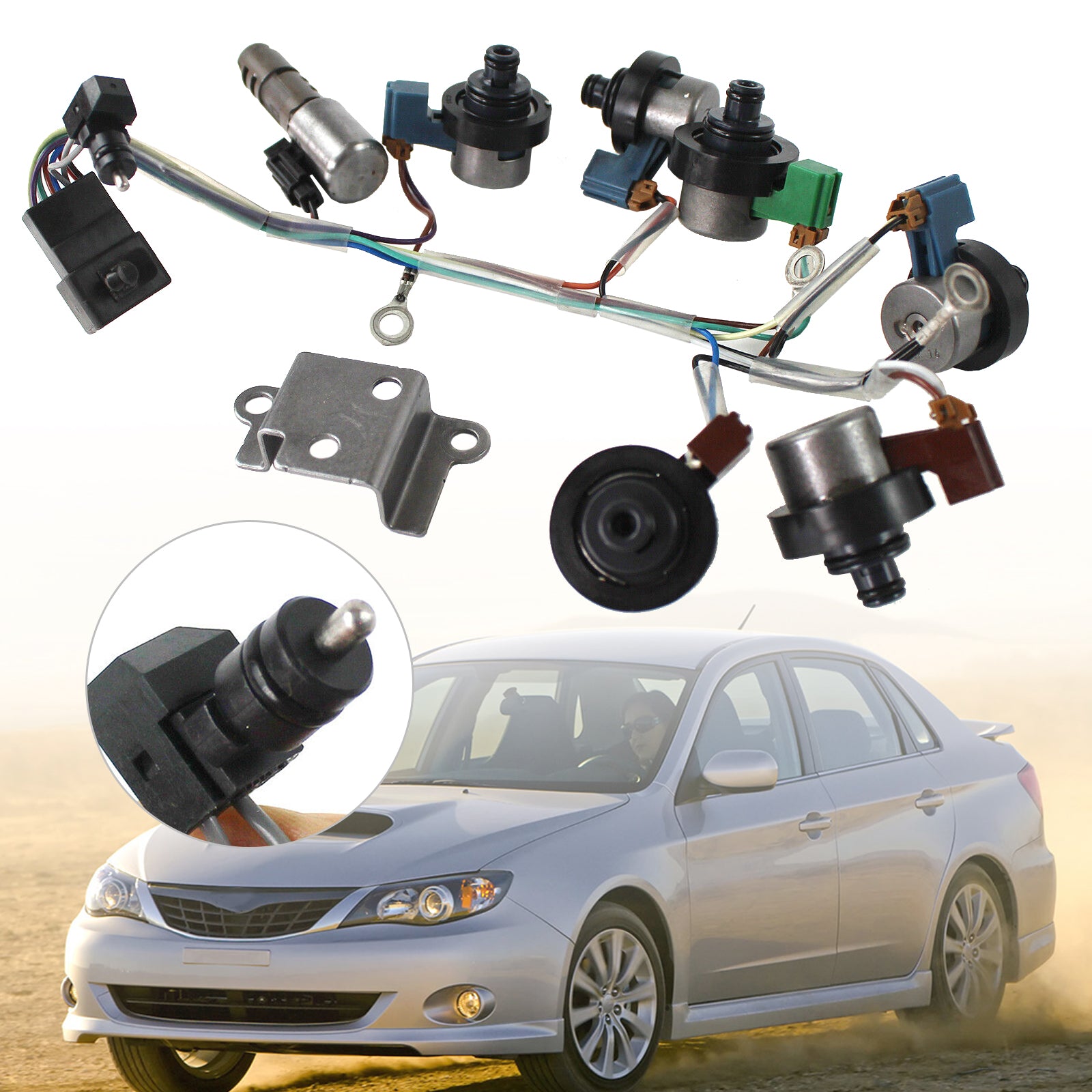 Supercarpart 2000-2001 Subaru Outback Base Wagon 4-Door 2.5L 4EAT Transmission Solenoids Valve Generic