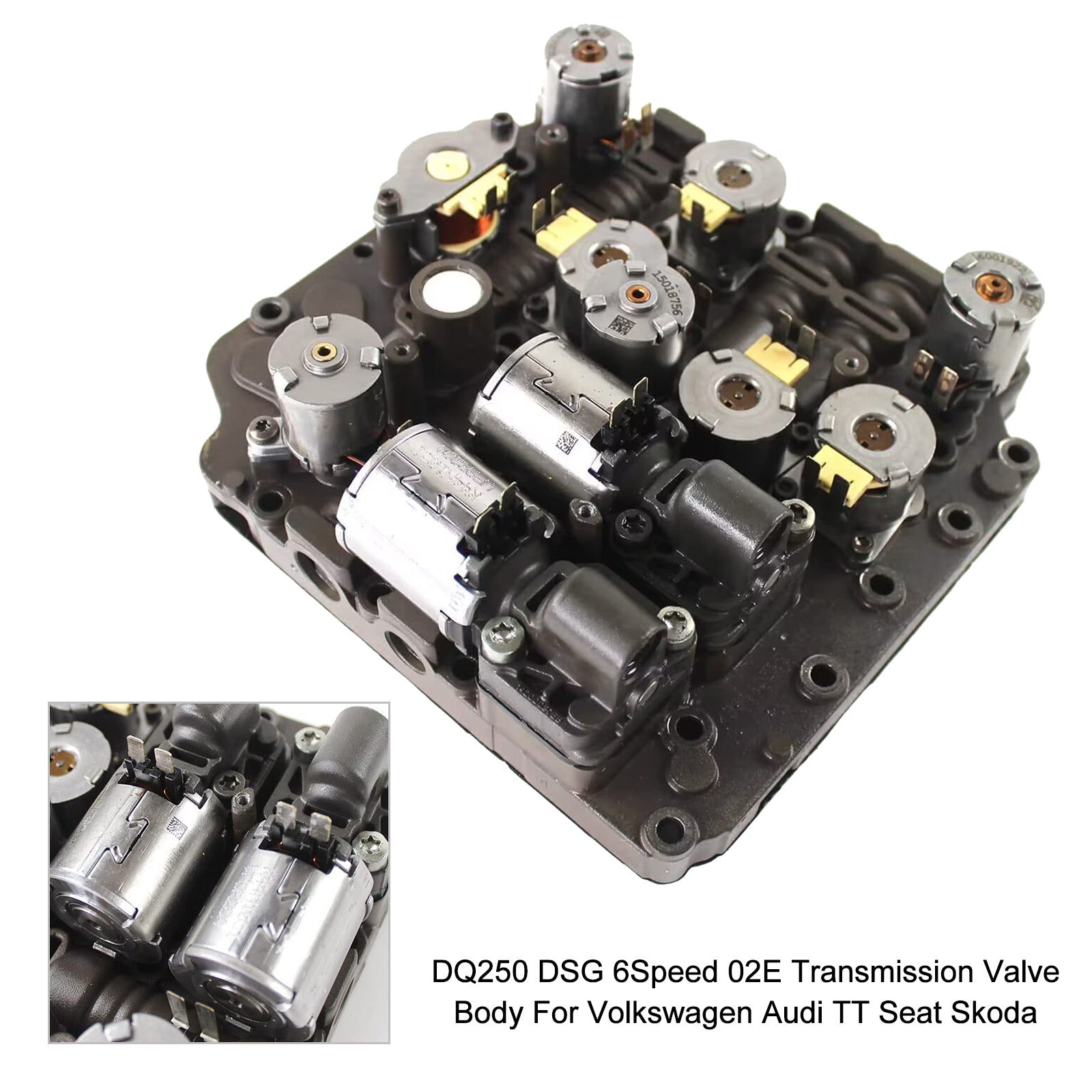 Supercarpart 2008+ VOLKSWAGEN SCIROCCO(6 Speed)FWD L4 1.6L 2.0L DQ250 DSG 02E Transmission Valve Body Generic