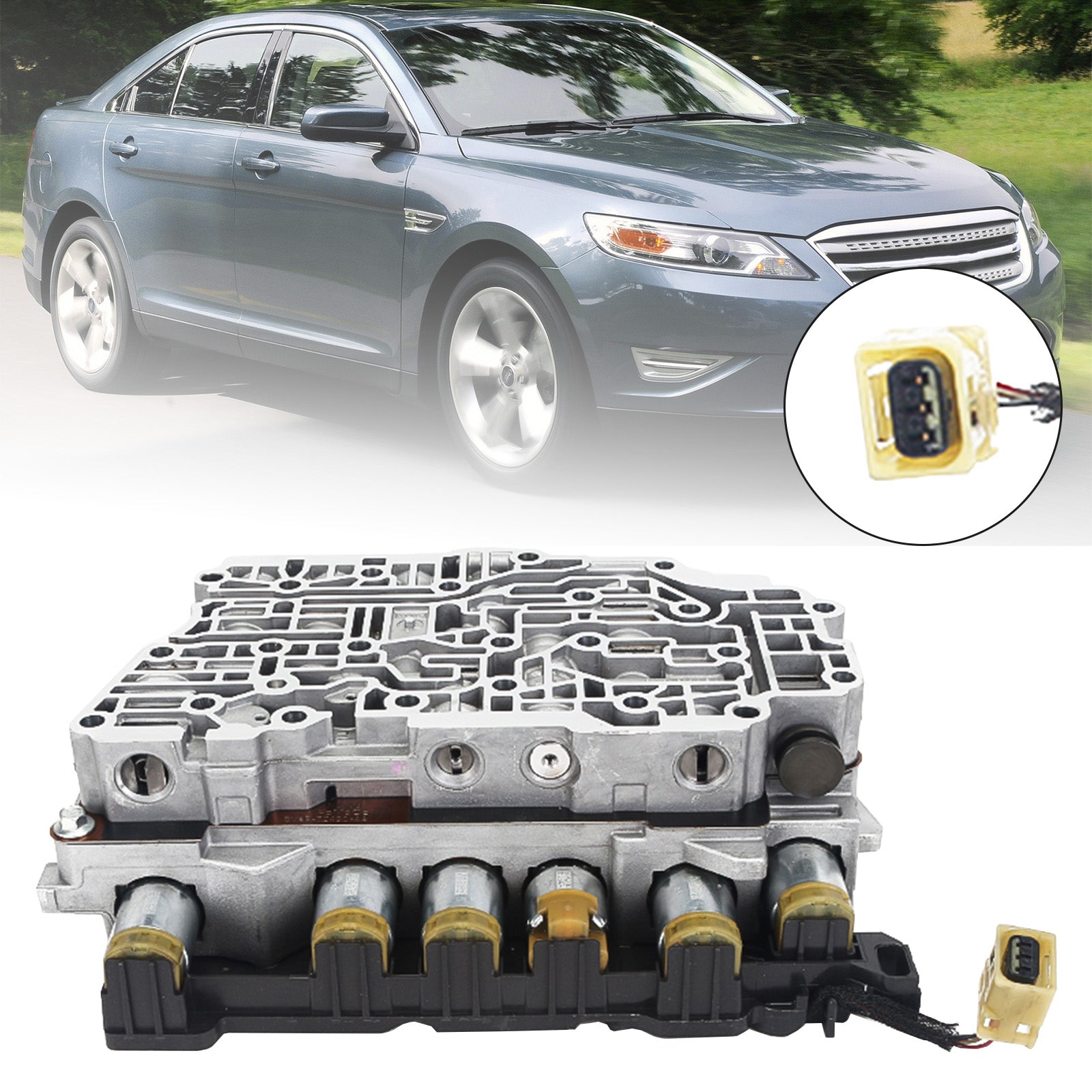 Supercarpart 2017-2019 Ford Fusion 2.5L i-VCT FLEX A/T AWD FWD SE Sedan 6F35 Transmission Valve Body With Solenoids Generic
