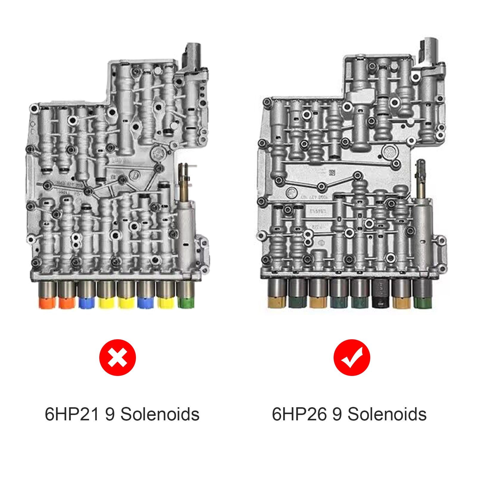 Supercarpart 6HP26 Valve Body 9 solenoids For Audi BMW VW Ford Kia LAND ROVER JAGUAR LINCOLN Generic