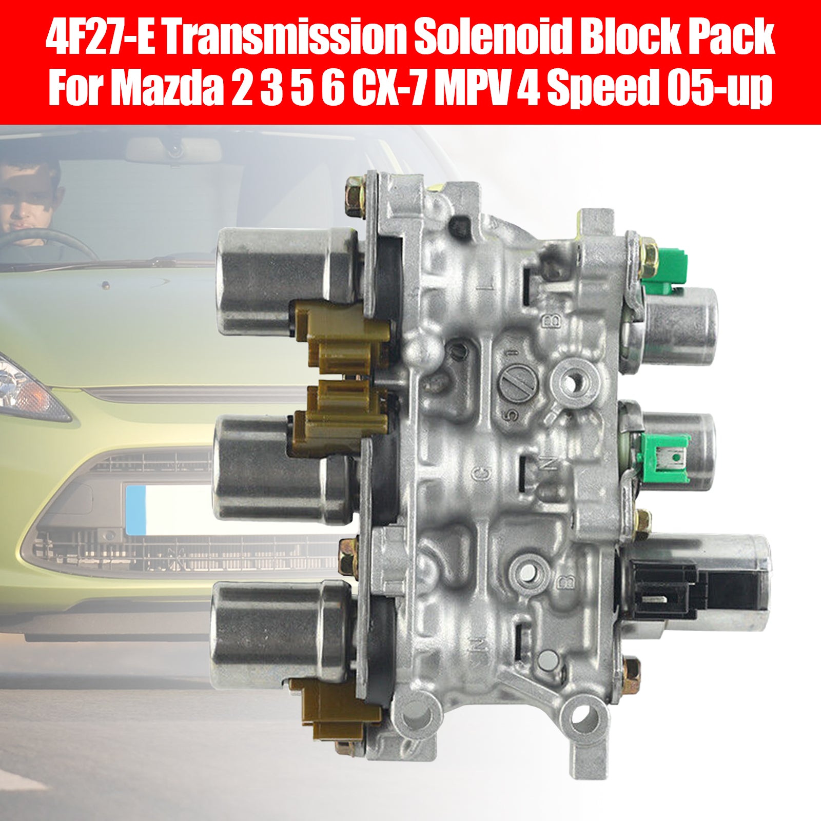 Supercarpart 2006-2010 Mazda 5 4F27-E Transmission Solenoid Block Pack 48420K-R Generic