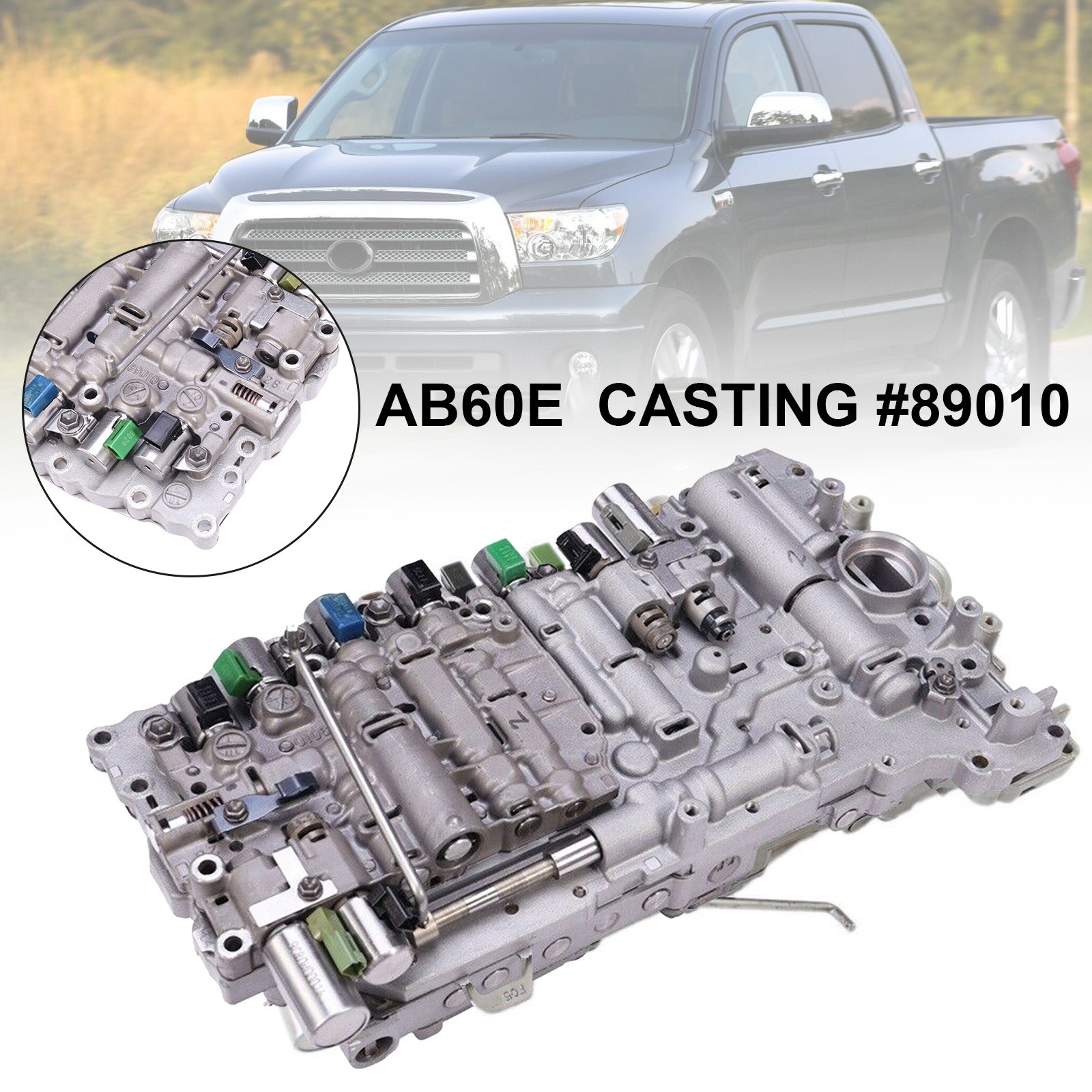 Supercarpart 2008-2016 TOYOTA Landcruise,200 6 SP AWD 4.6L,4.8L,5.7L AB60E 89010 Transmission Valve Body W/ Solenoids TB-681S Generic