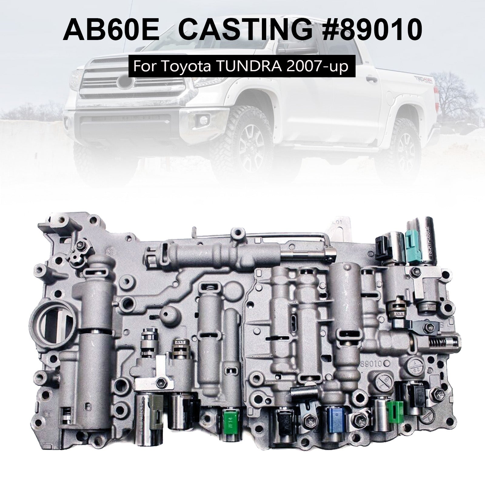 Supercarpart 2007-2016 TOYOTA Sequoia 6 SP R/4WD 5.7L AB60E 89010 Transmission Valve Body W/ Solenoids TB-681S Generic