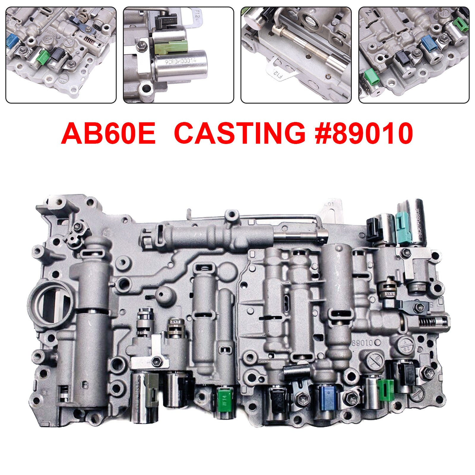 Supercarpart 2008-2016 TOYOTA Landcruise,200 6 SP AWD 4.6L,4.8L,5.7L AB60E 89010 Transmission Valve Body W/ Solenoids TB-681S Generic