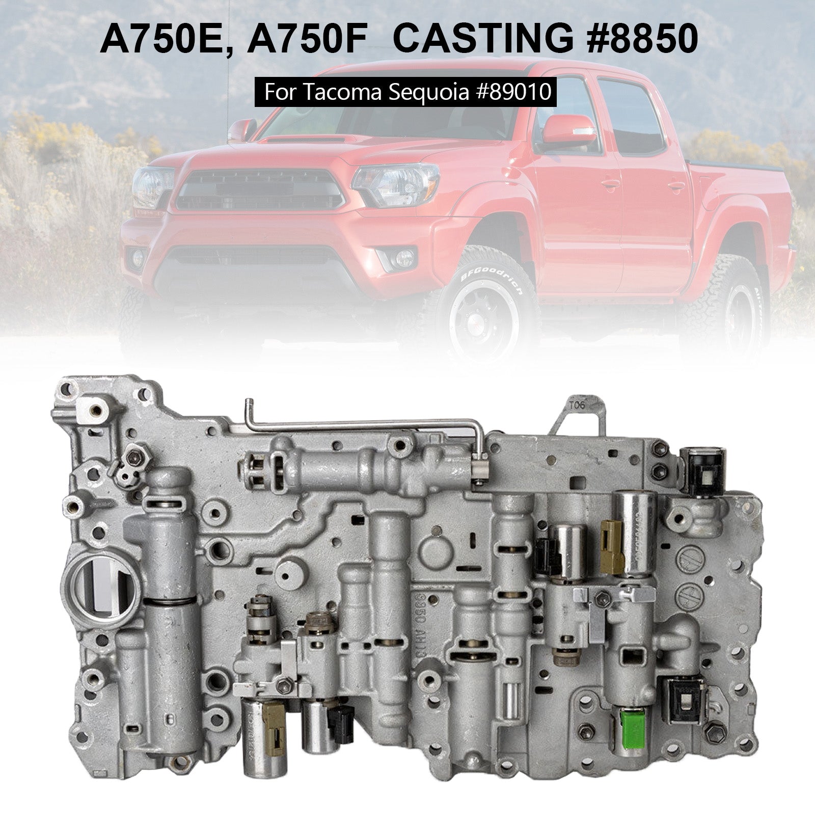 Supercarpart 2003-2008 TOYOTA 4Runner 5 SP R/4WD 4.0L,4.7L A750E/F Transmission Valve Body W/Solenoids TB-50LS #8850 Generic