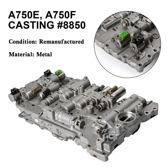 2005-2008 TOYOTA Sequoia 5 SP R/4WD 4.7L A750E/F Transmission Valve Body W/Solenoids TB-50LS #8850 Generic