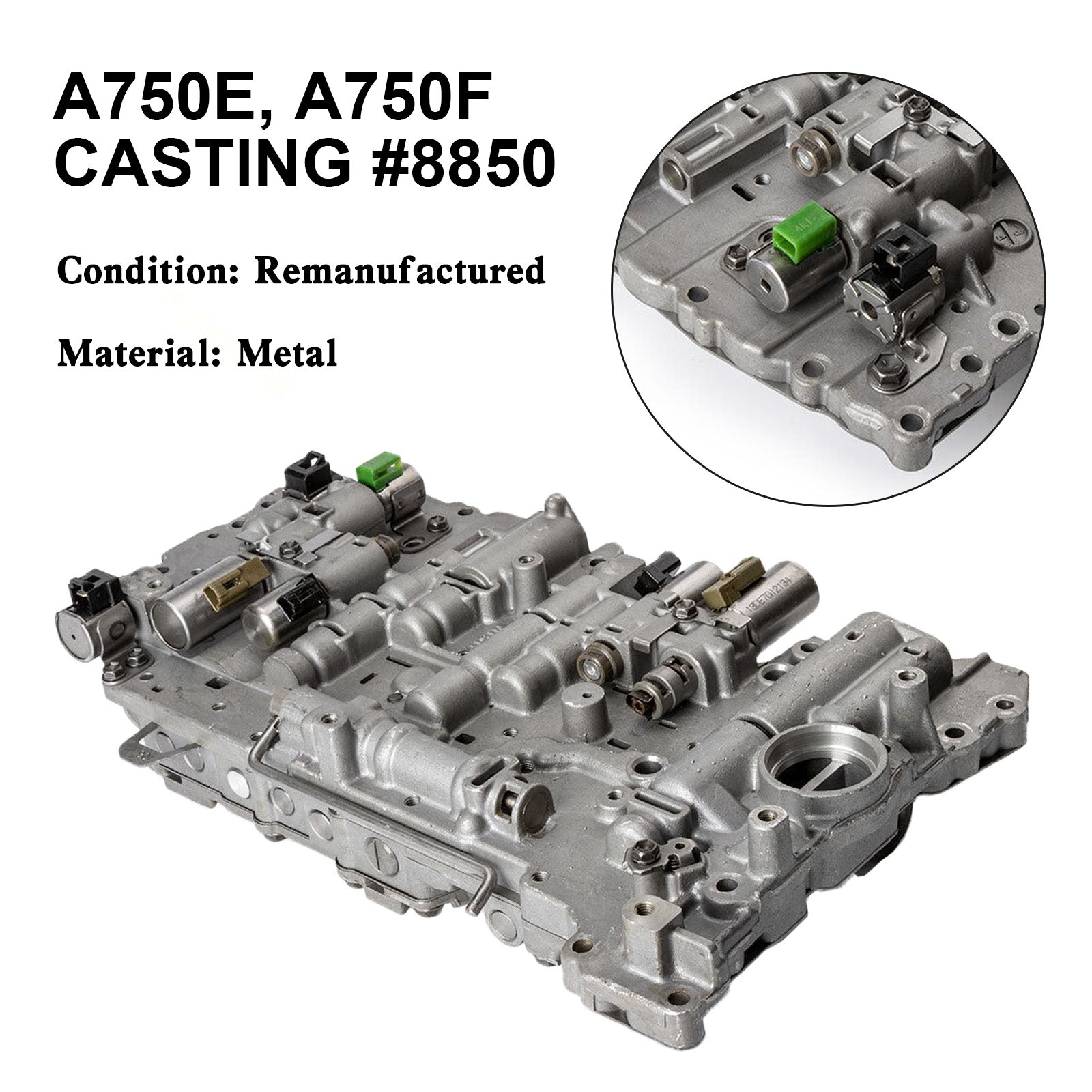 Supercarpart 2003-2008 TOYOTA 4Runner 5 SP R/4WD 4.0L,4.7L A750E/F Transmission Valve Body W/Solenoids TB-50LS #8850 Generic