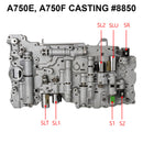 2004+ TOYOTA Tacoma 5 SP R/AWD 4.0L A750E/F Transmission Valve Body W/Solenoids TB-50LS #8850 Generic-3
