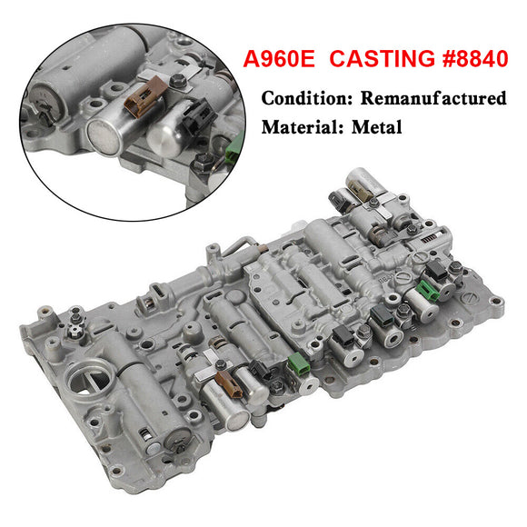 2015-2016 TOYOTA Tacoma 6 SP R/4WD 2.7L A960E A960 Transmission Valve Body W/ Solenoids TB-65SN Generic