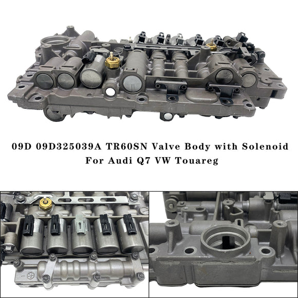 Audi Q7 4L 3.0T V6 09D 09D325039A TR60SN Valve Body with Solenoid Generic