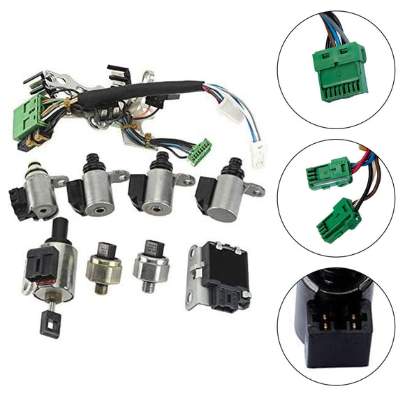 2009-2012 Nissan Rogue L4 2.5L (QR25DE Engine) 2WD CVT Transmission Solenoid Valve Kit 33446-JF011 RE0F10A Generic