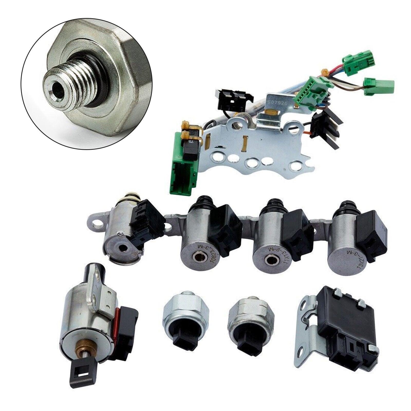 Supercarpart 2009-2012 Nissan Rogue L4 2.5L (QR25DE Engine) 2WD CVT Transmission Solenoid Valve Kit 33446-JF011 RE0F10A Generic