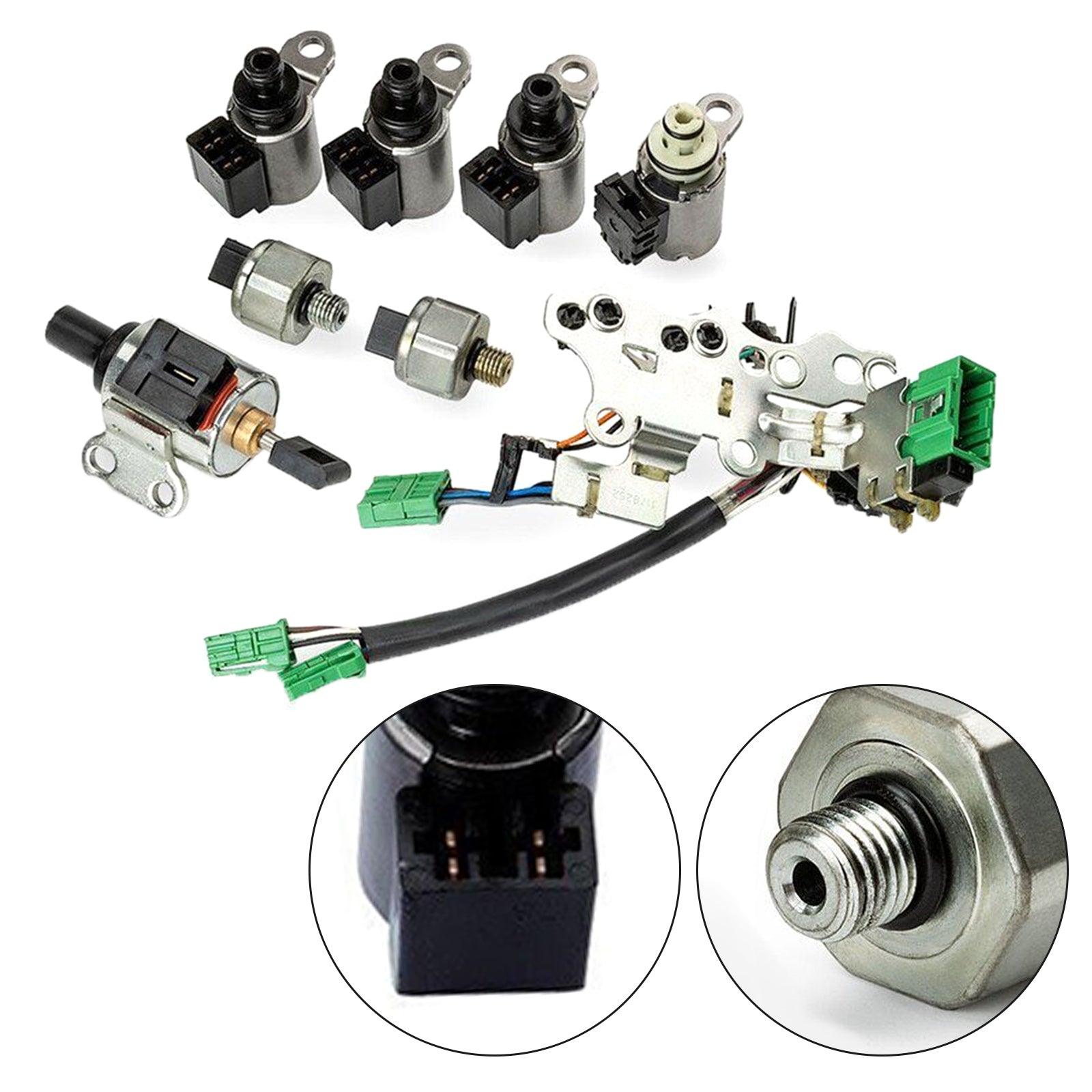 Supercarpart 2009-2012 Nissan Rogue L4 2.5L (QR25DE Engine) 2WD CVT Transmission Solenoid Valve Kit 33446-JF011 RE0F10A Generic