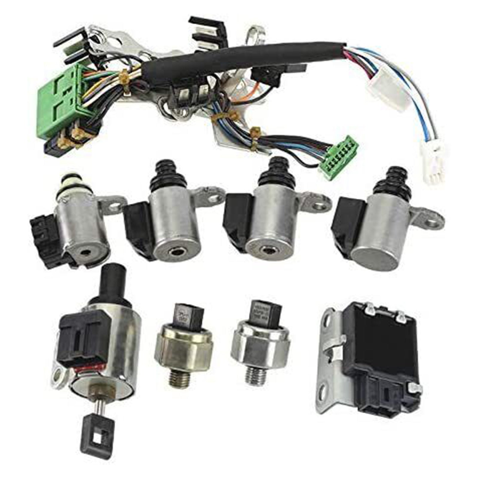 Supercarpart 2009-2012 Nissan Rogue L4 2.5L (QR25DE Engine) 2WD CVT Transmission Solenoid Valve Kit 33446-JF011 RE0F10A Generic