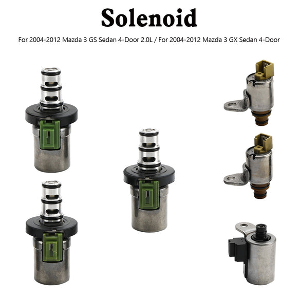 2004-2012 Mazda 3 GX Sedan 4-Door 48420K-R 4F27E 6PCS Transmission Solenoid Kit Generic