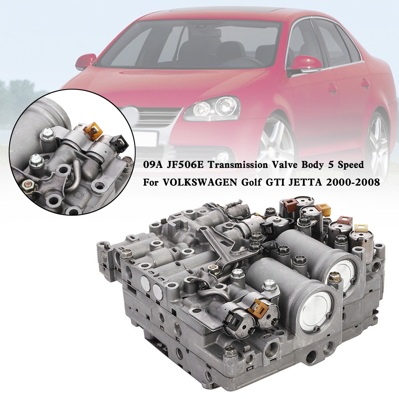 Supercarpart 2000-2010 VOLKSWAGEN ALHAMBRA 1.8L 1.9L 2.8L 09A JF506E Transmission Valve Body 5 Speed Generic