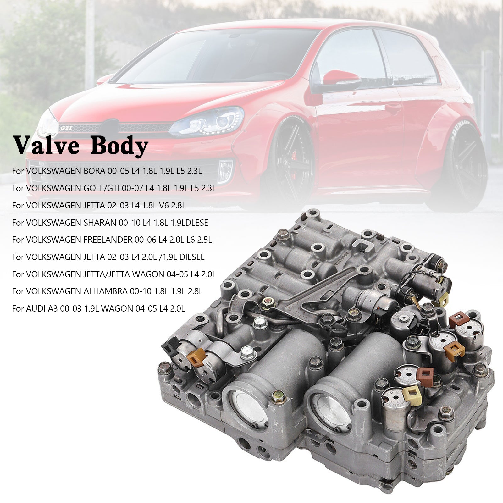 Supercarpart 2004-2005 VOLKSWAGEN JETTA/JETTA WAGON L4 2.0L 09A JF506E Transmission Valve Body 5 Speed Generic