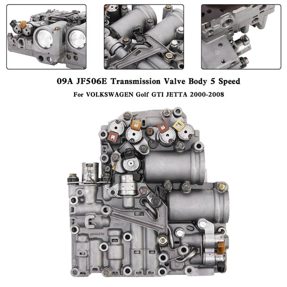 2000-2010 VOLKSWAGEN ALHAMBRA 1.8L 1.9L 2.8L 09A JF506E Transmission Valve Body 5 Speed Generic