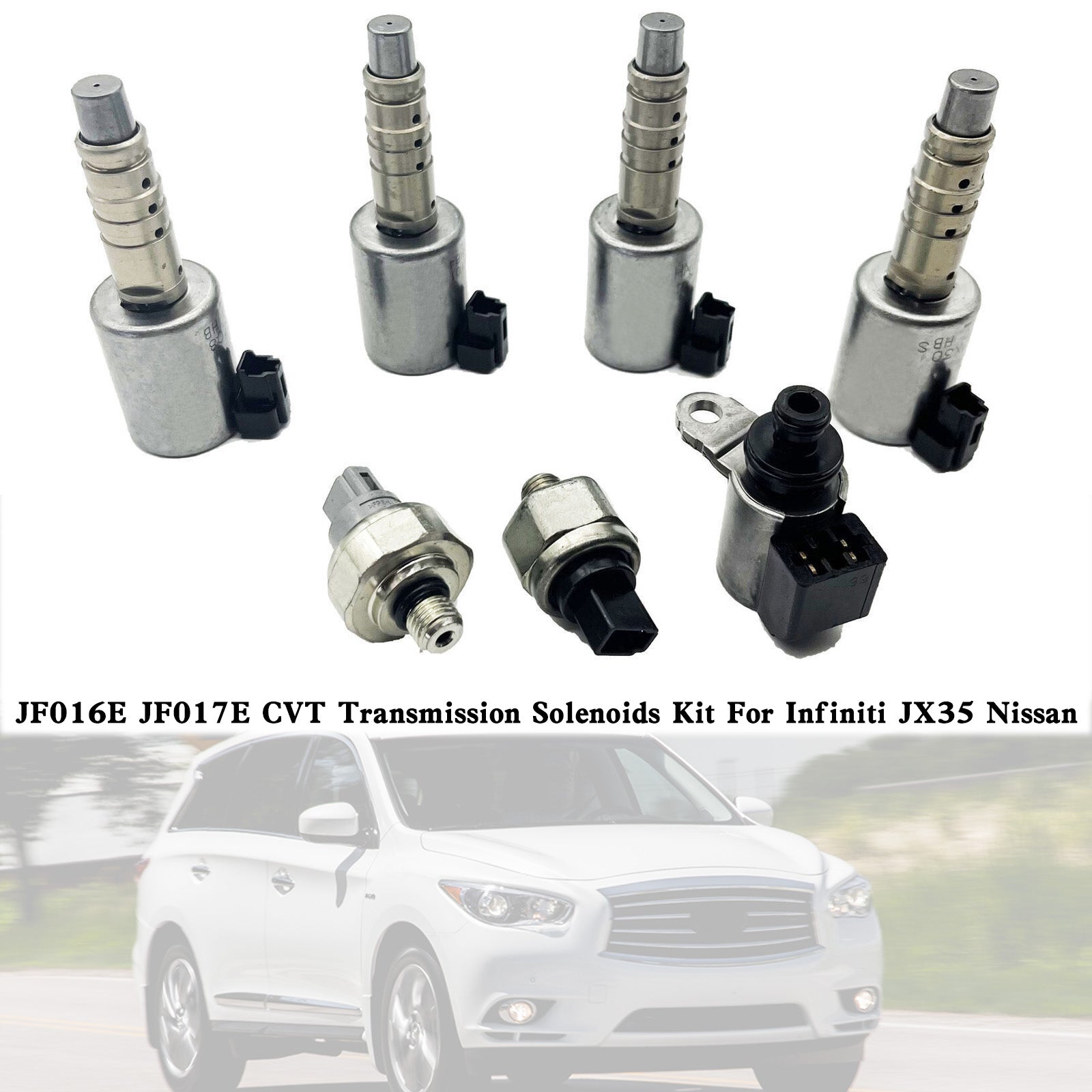 Supercarpart 2012-2014 NISSAN ALTIMA L4 2.5L V6 3.5L JF016E JF017E CVT Transmission Solenoids Kit Generic