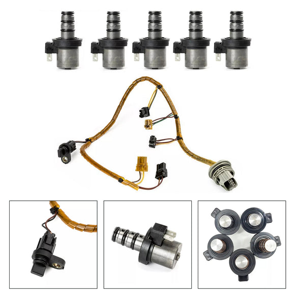 Mitsubishi Hyundai F4A41 F4A42 Transmission Shift Solenoid Kit with Harness Generic