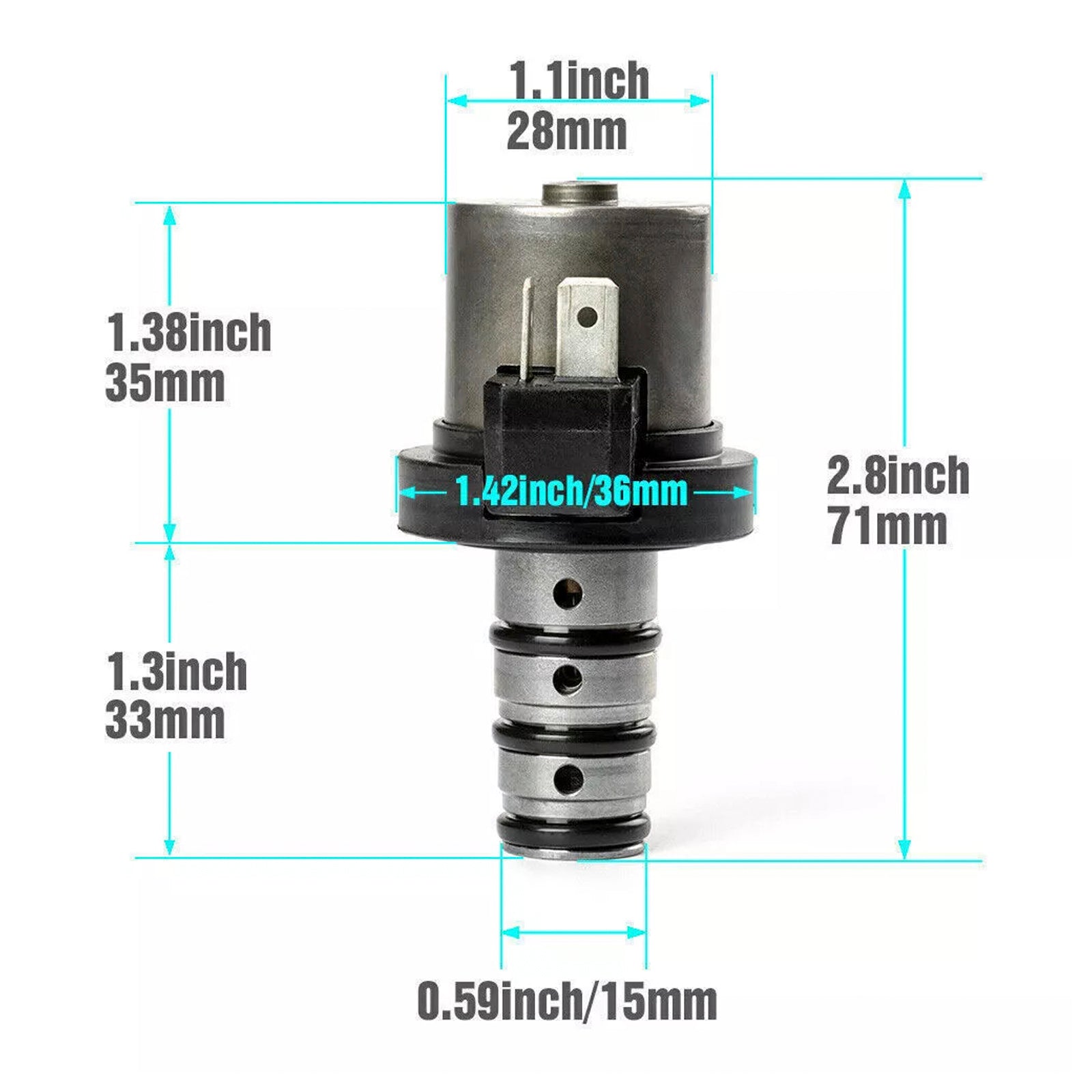 Mitsubishi Hyundai F4A41 F4A42 Transmission Shift Solenoid Kit with Harness Generic
