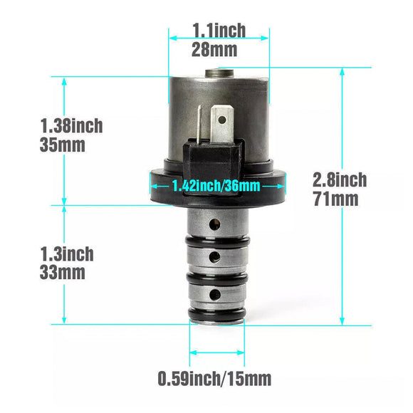 Mitsubishi Hyundai F4A41 F4A42 Transmission Shift Solenoid Kit with Harness Generic