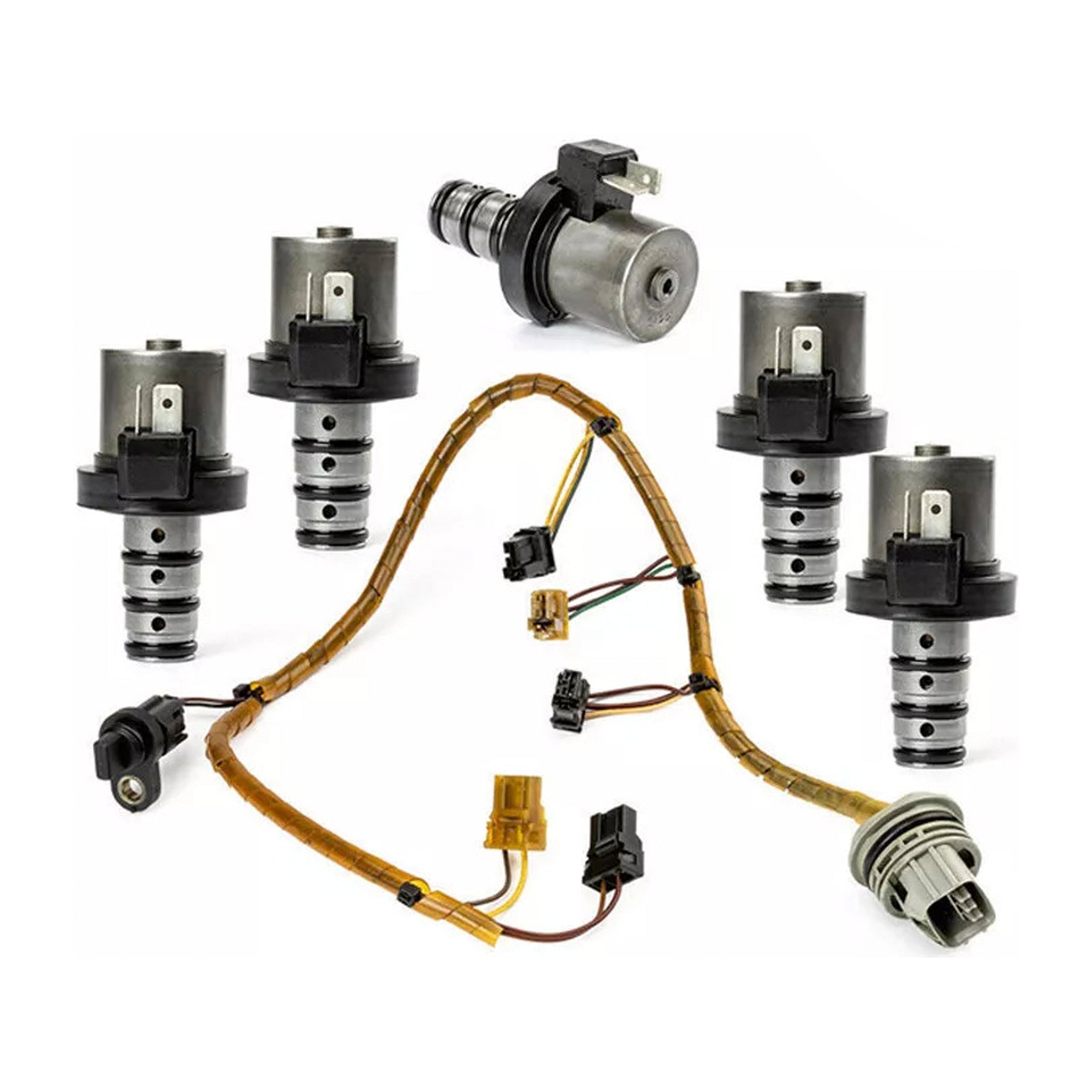 Mitsubishi Hyundai F4A41 F4A42 Transmission Shift Solenoid Kit with Harness Generic