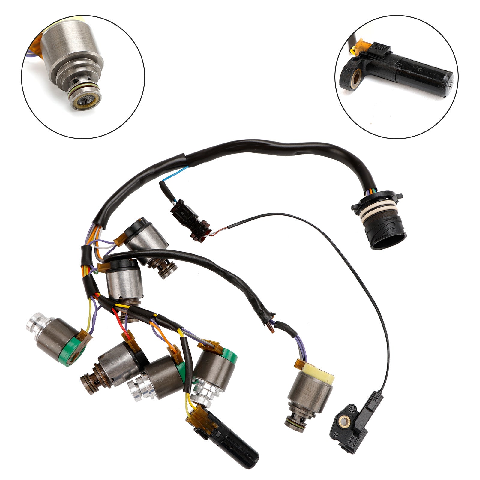 Supercarpart BMW Audi Prosche 7PCS 5HP19 Transmission Solenoids With Internal Harness Generic