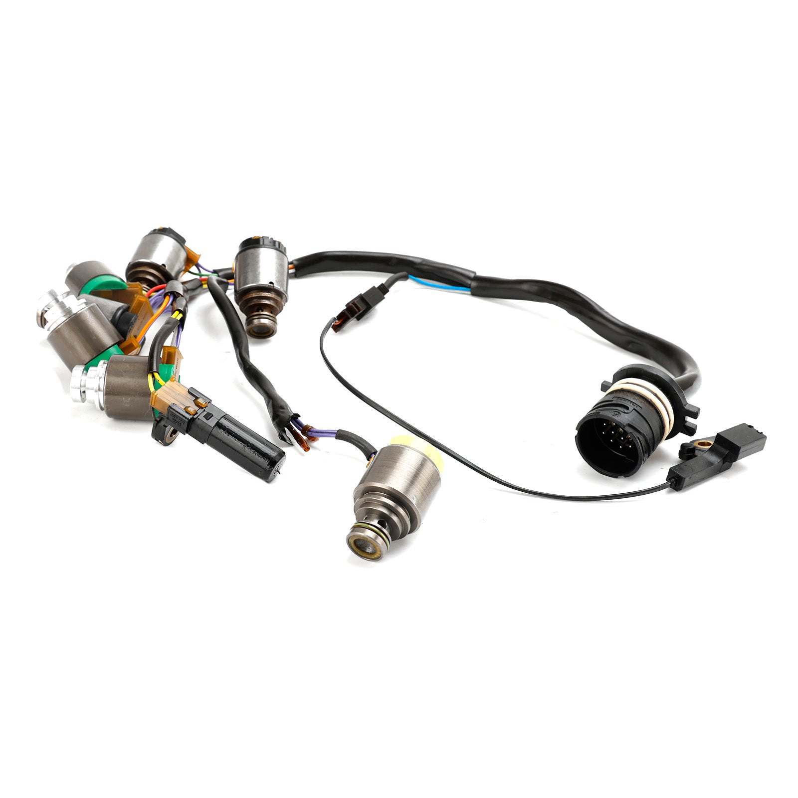 Supercarpart 2000-2002 AUDI S4 5 SP AWD V6 2.7L 7PCS 5HP19 Transmission Solenoids With Internal Harness Generic
