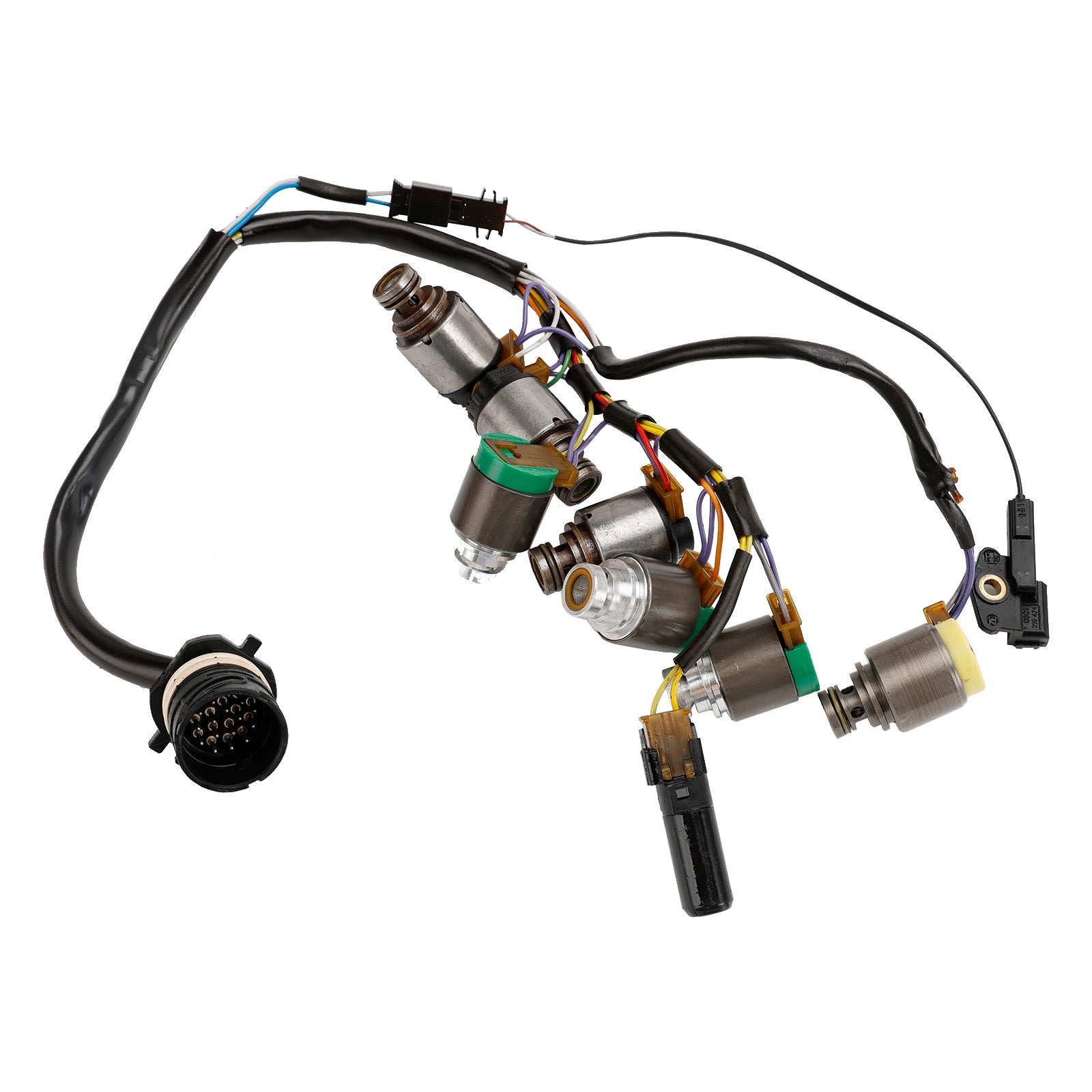 Supercarpart 2000-2002 AUDI S4 5 SP AWD V6 2.7L 7PCS 5HP19 Transmission Solenoids With Internal Harness Generic