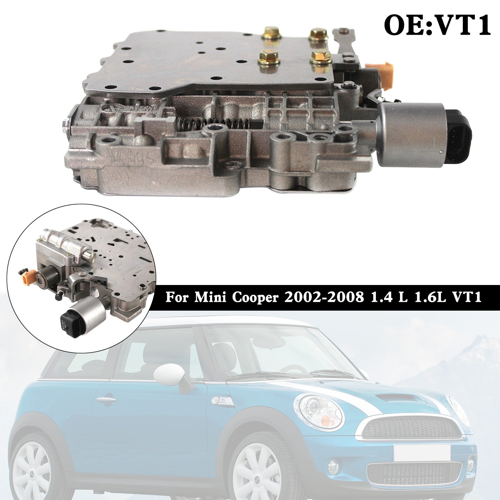 Supercarpart 2002-2008 Mini Cooper 1.4L 1.6L VT1 F2 CVT Auto Transmission Valve Body Generic