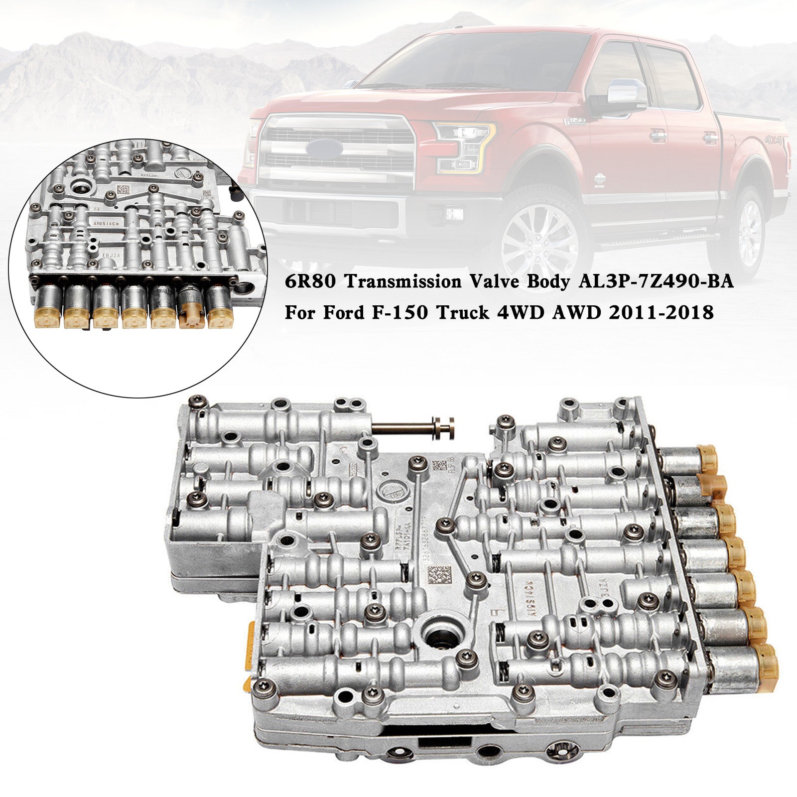 Supercarpart 2011-2018 Ford F-150 Truck 4WD AWD 6R80 Transmission Valve Body AL3P-7Z490-BA Generic - 0