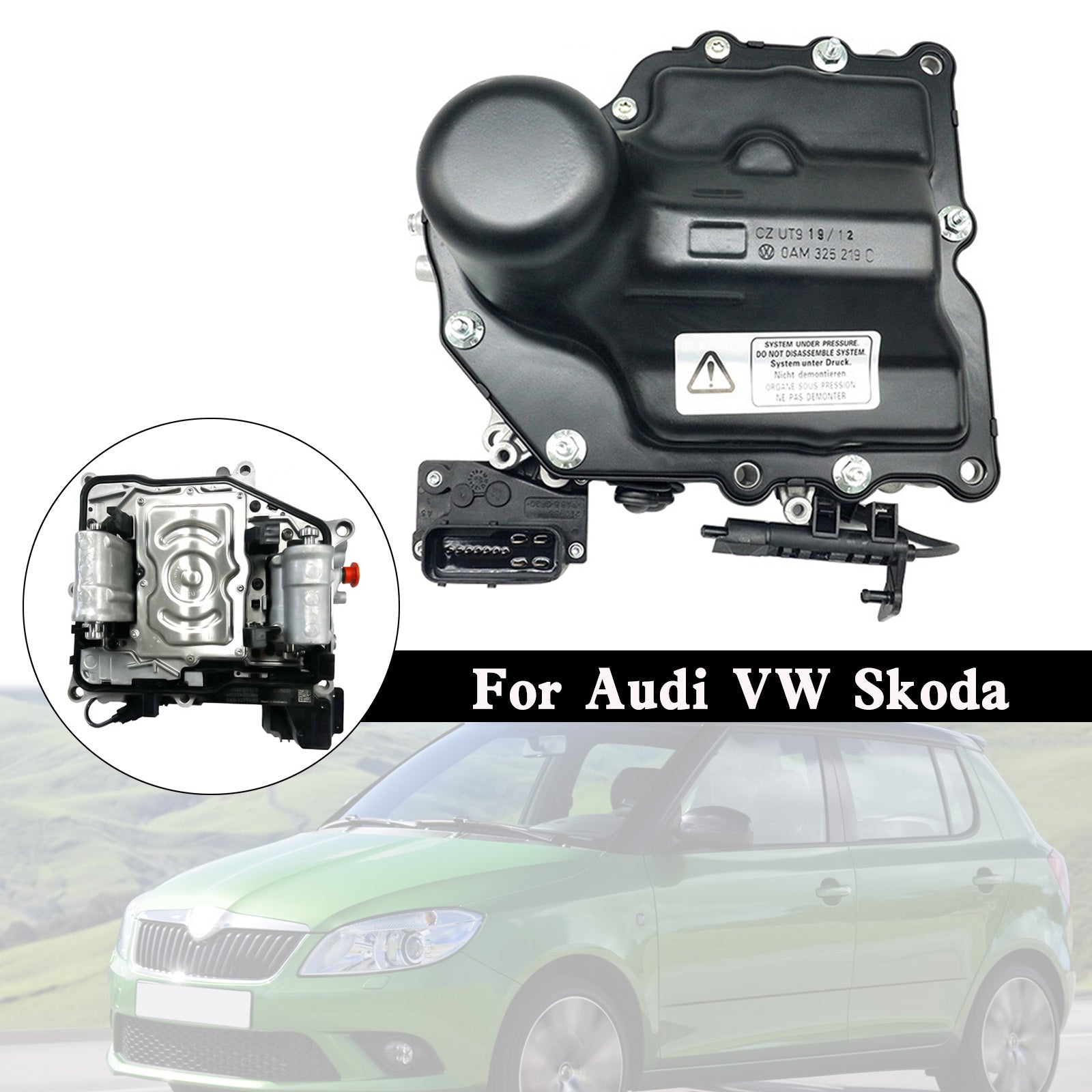 Supercarpart 2010-2011 Lavida 1.4/1.6L 7 FWD DQ200 0AM Transmission Valve Body And Control Unit 0AM927769D Generic