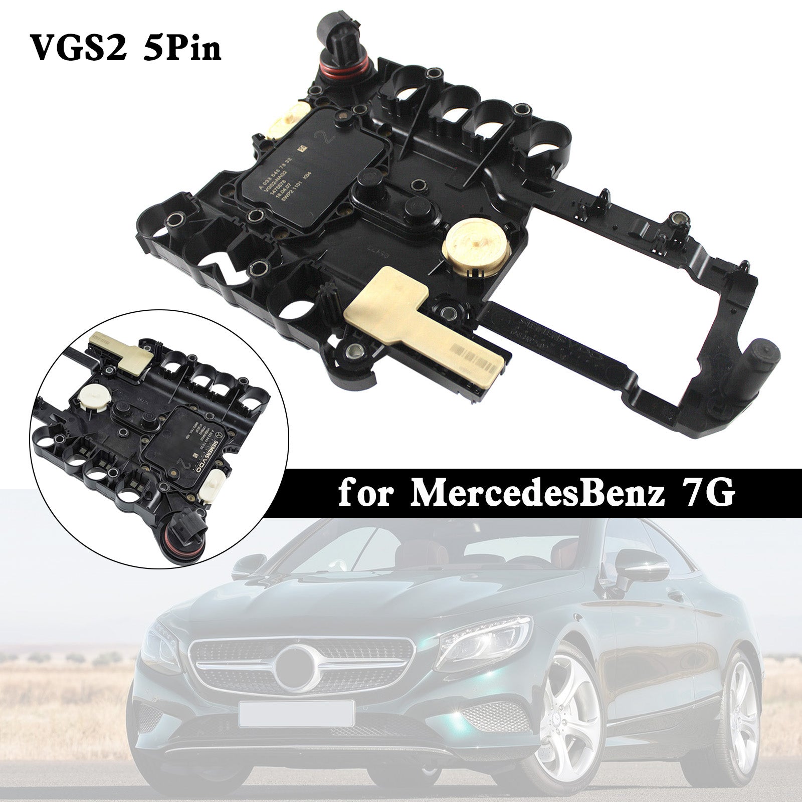 Supercarpart 2003+ MERCEDES CL 7 SP R/AWD V8 5.0L 5.5L 6.3L Pre-Programmed Conductor Plate 722.9 VGS2 5 Pin A0335457332 Generic - 0