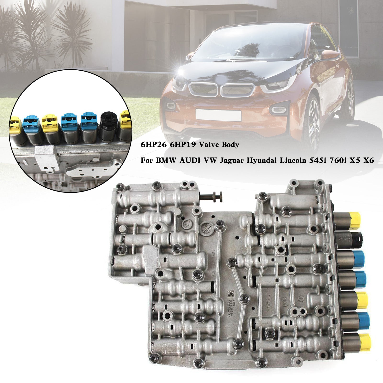 Supercarpart 2009 XF Supercharged V8 4.2L 6HP26 6HP19 Valve Body A052/B052 Generic