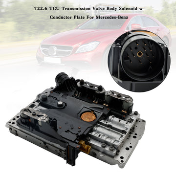 1998-2000 Mercedes-Benz C43 AMG TCU Transmission Valve Body Solenoid w/Conductor Plate 722.6 A2402700106 Generic - 0