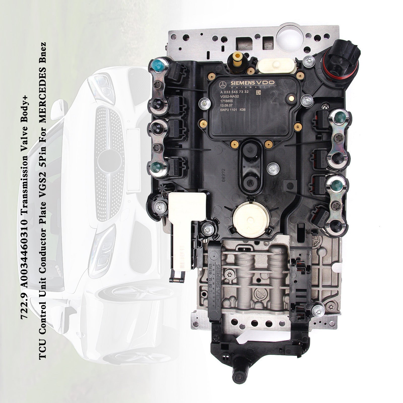 Supercarpart 2009+ E CLASS 7 SP R/AWD V6 3.0L 3.5L V8 5.5L Transmission Valve Body+ TCU Control Unit Conductor Plate 722.9 VGS2 5Pin A0034460310  Generic