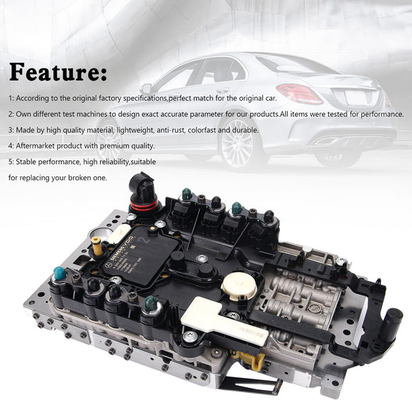 2005+ R CLASS 7 SP R/AWD V6 3.0L 3.5L V8 4.6L 5.0L 5.5L Transmission Valve Body+ TCU Control Unit Conductor Plate 722.9 VGS2 5Pin A0034460310  Generic