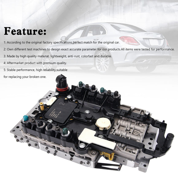 2005+ ML CLASS 7 SP R/AWD V6 3.0L 3.5L V8 4.0L 4.6L 5.0L 5.5L 6.3L Transmission Valve Body+ TCU Control Unit Conductor Plate 722.9 VGS2 5Pin A0034460310  Generic
