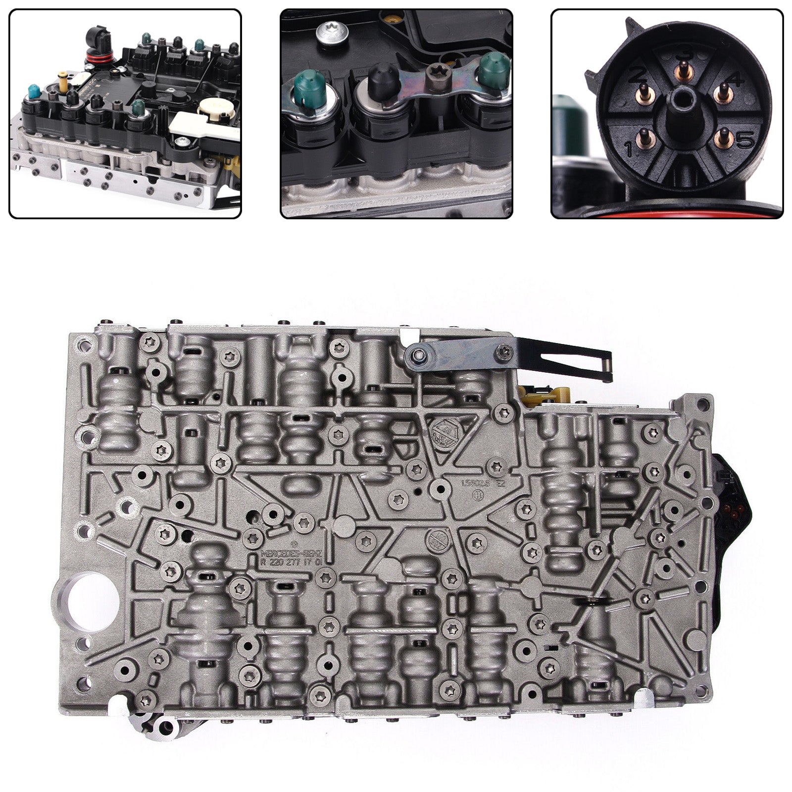 Supercarpart 2008+ GLK 7 SP R/AWD L4 2.2L V6 3.0L 3.5L Transmission Valve Body+ TCU Control Unit Conductor Plate 722.9 VGS2 5Pin A0034460310  Generic