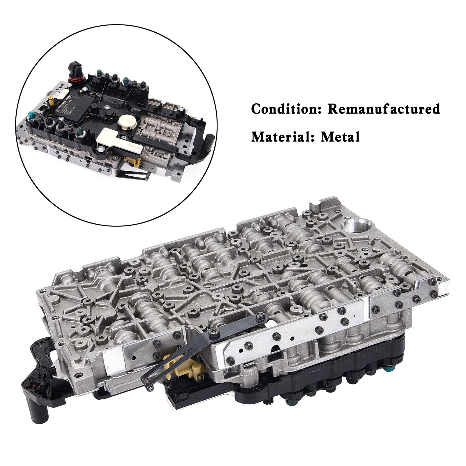 Supercarpart 2005+ SLK 7 SP R/AWD L4 1.8L 2.2L V6 3.0L 3.5L V8 5.4L 5.5L Transmission Valve Body+ TCU Control Unit Conductor Plate 722.9 VGS2 5Pin A0034460310  Generic