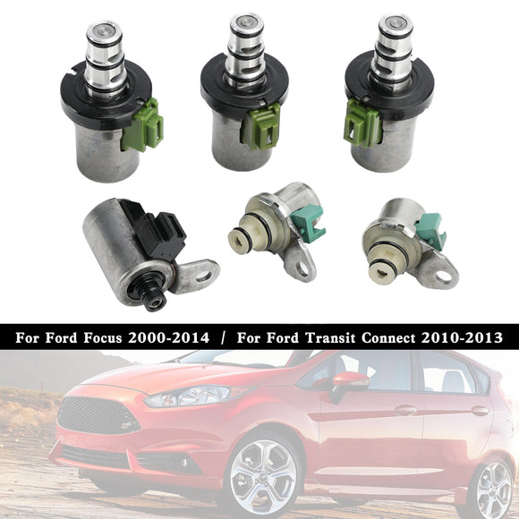 Ford Focus Fiesta 6PCS 4F27E Transmission Solenoid Shift 2 PWM 3 EPC 1 Generic