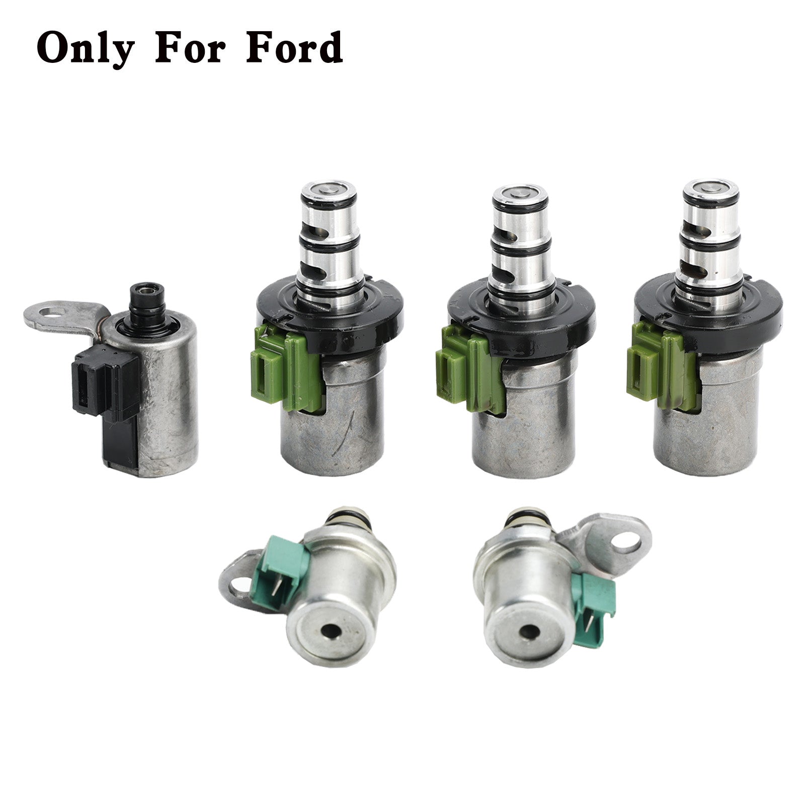 Ford Focus Fiesta 6PCS 4F27E Transmission Solenoid Shift 2 PWM 3 EPC 1 Generic