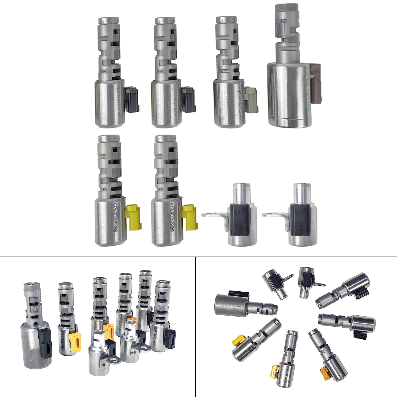 2010-2011 Volkswagen Golf 2.5L A/T TF60SN 09G 6 Speed Transmission Solenoid Kit Small Valve 8PCS 1298152 Generic