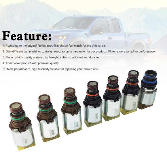 2009-2017 Ford F-150 7PCS 6R80 Transmission Valve Body Solenoid Kit Generic