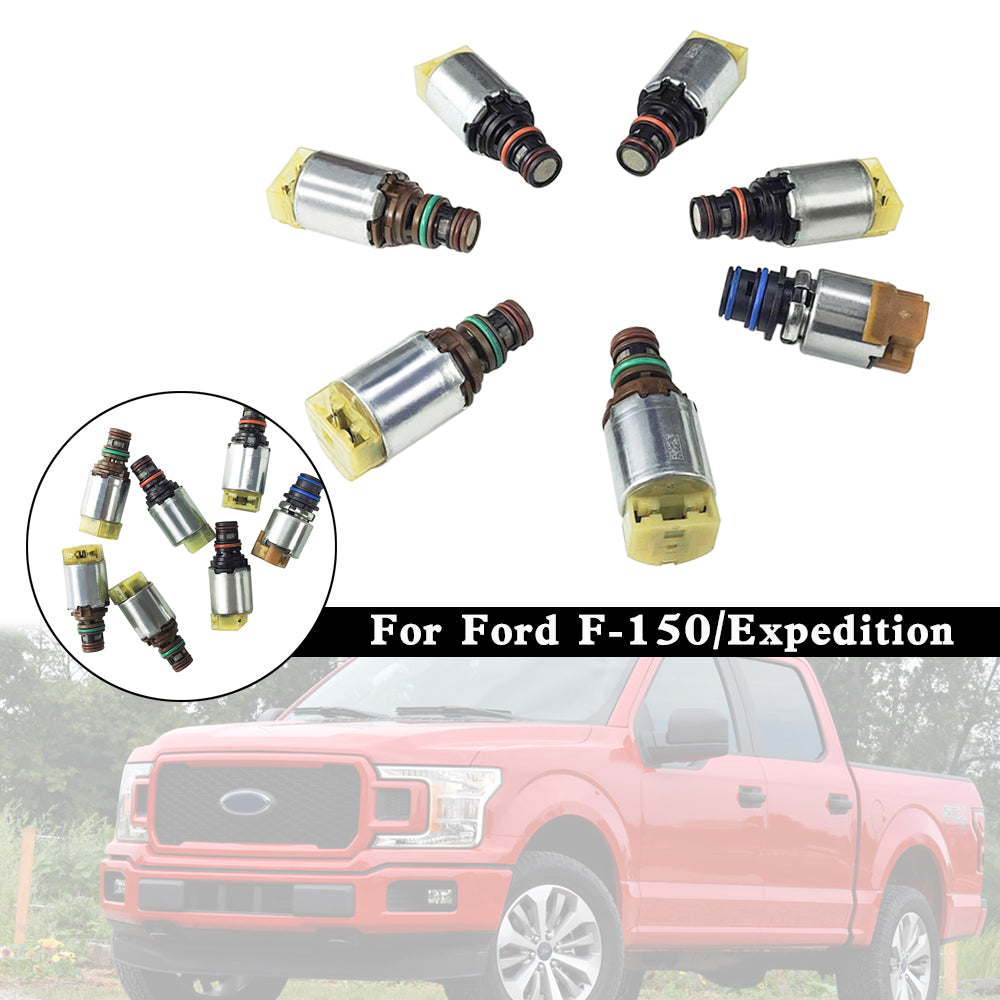 2011-2017 Ford Mustang V6, GT, Ecoboost(15-17) 7PCS 6R80 Transmission Valve Body Solenoid Kit Generic