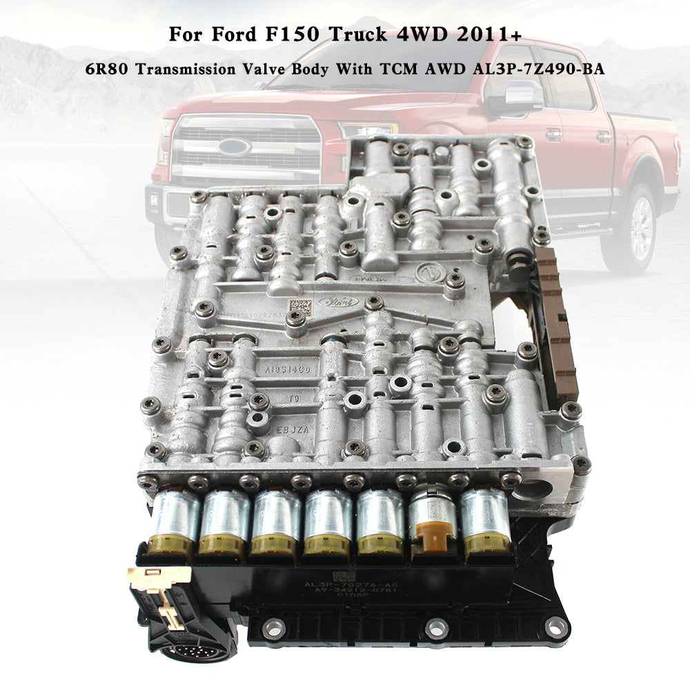 2011+ Ford Ranger Ford F150 6R80 Transmission Valve Body With TCM AWD AL3P-7Z490-BA Generic